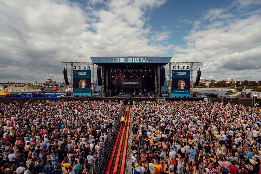 large led screens supplied by imag at victorious festival