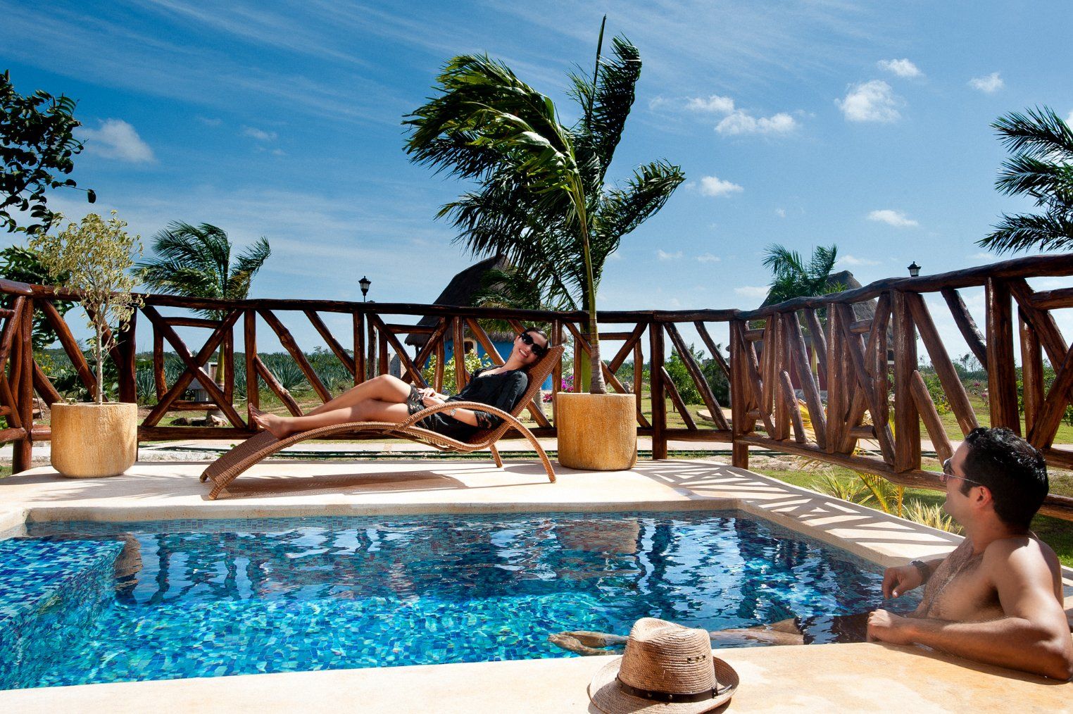 Hotel con piscina privada