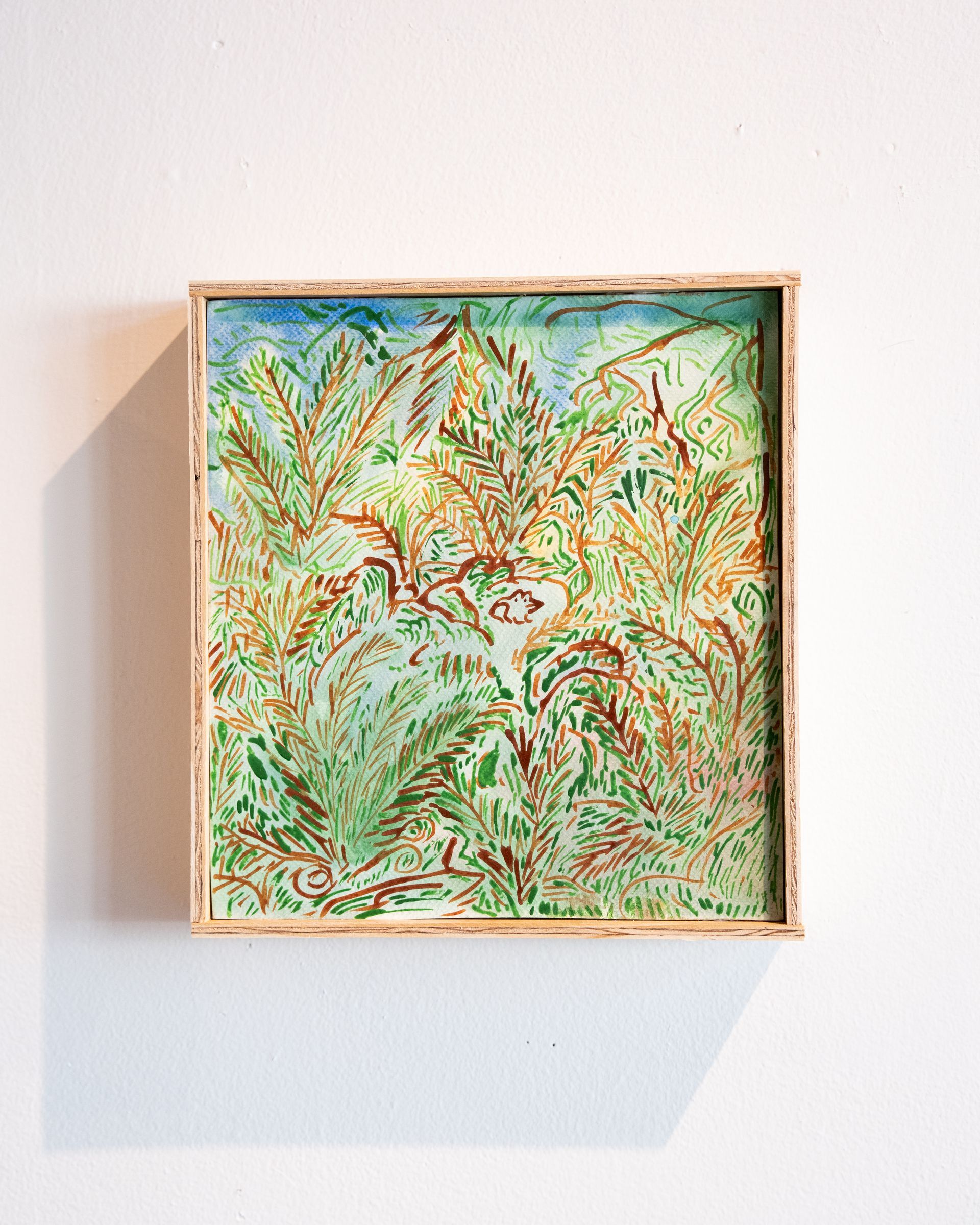 "Spring Clearing with Frog"