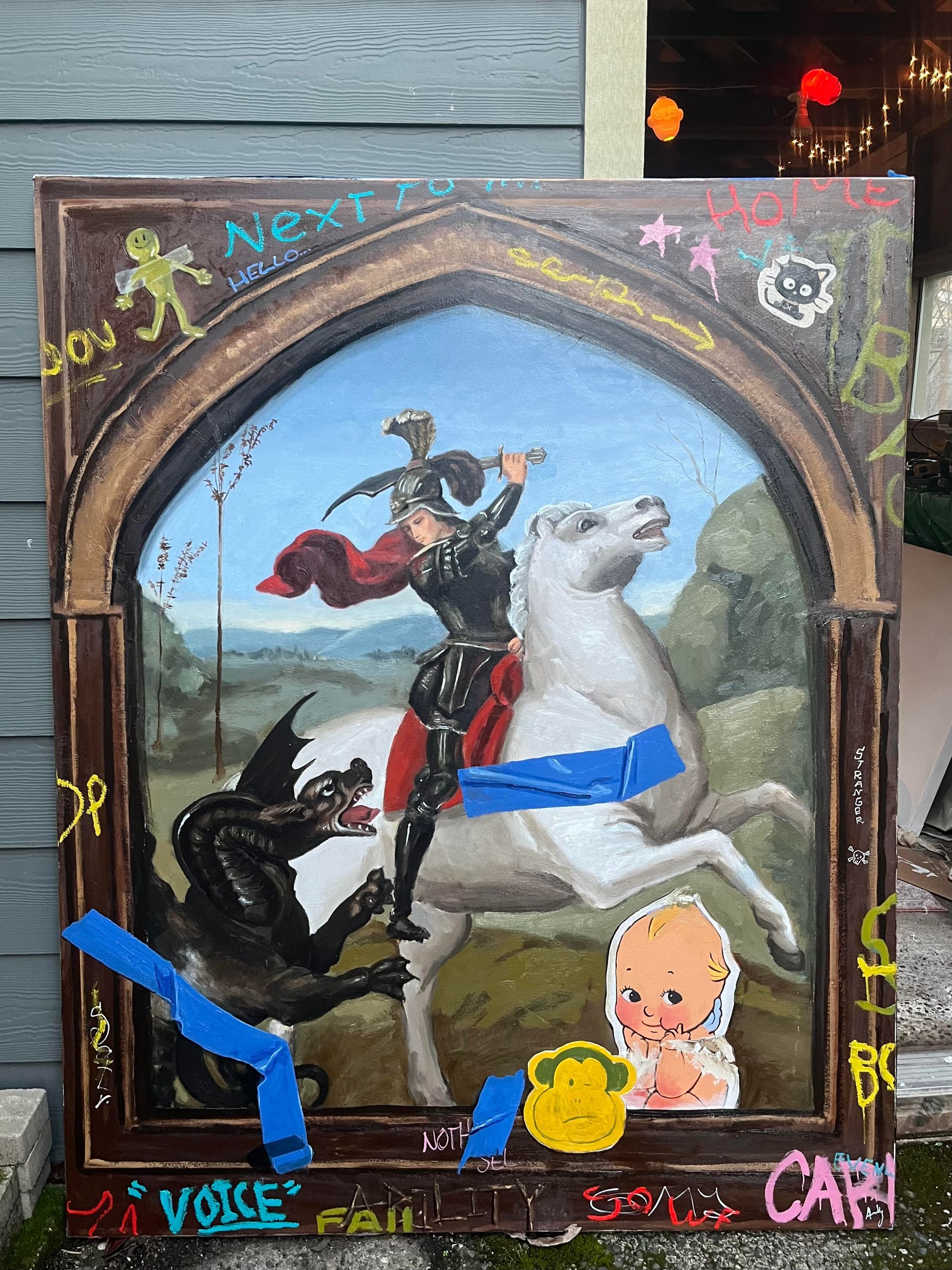 Defaced