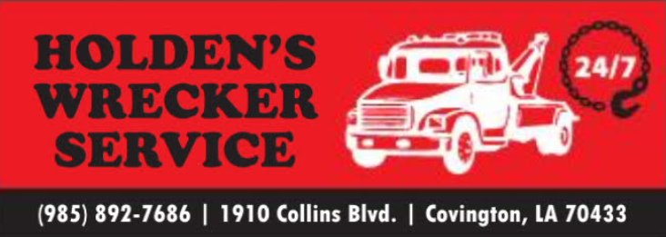 Holden's Wrecker Service — Towing in Covington, Louisiana