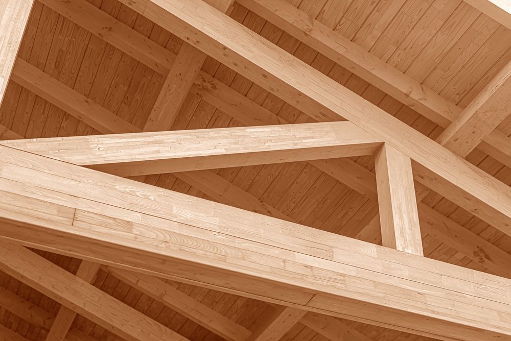 A Close Up of a Wooden Structure With a Roof — Marshall Notaras Hardwoods Pty Ltd In Tamworth, NSW