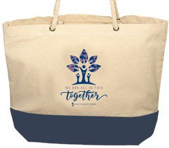 Image for custom bag and t-shirt design for Maine Veterans' Homes, Augusta, Maine.