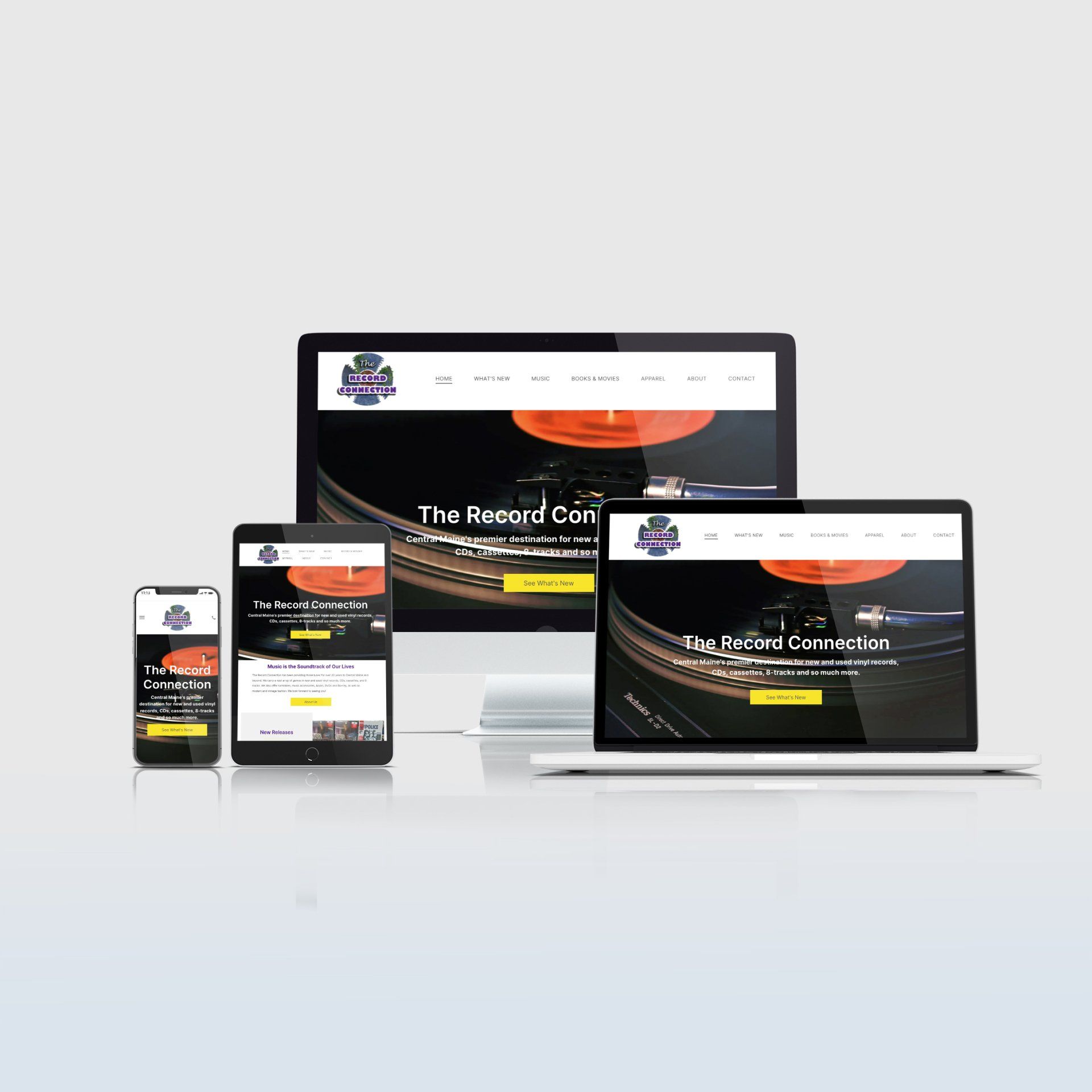 Image for custom website design, Waterville, Maine.