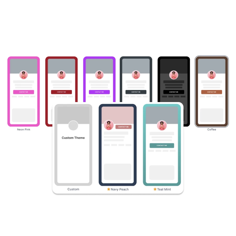 Multiple Themes | features | นามบัตรดิจิทัล | นามบัตรดิจิตอล | GRAMn