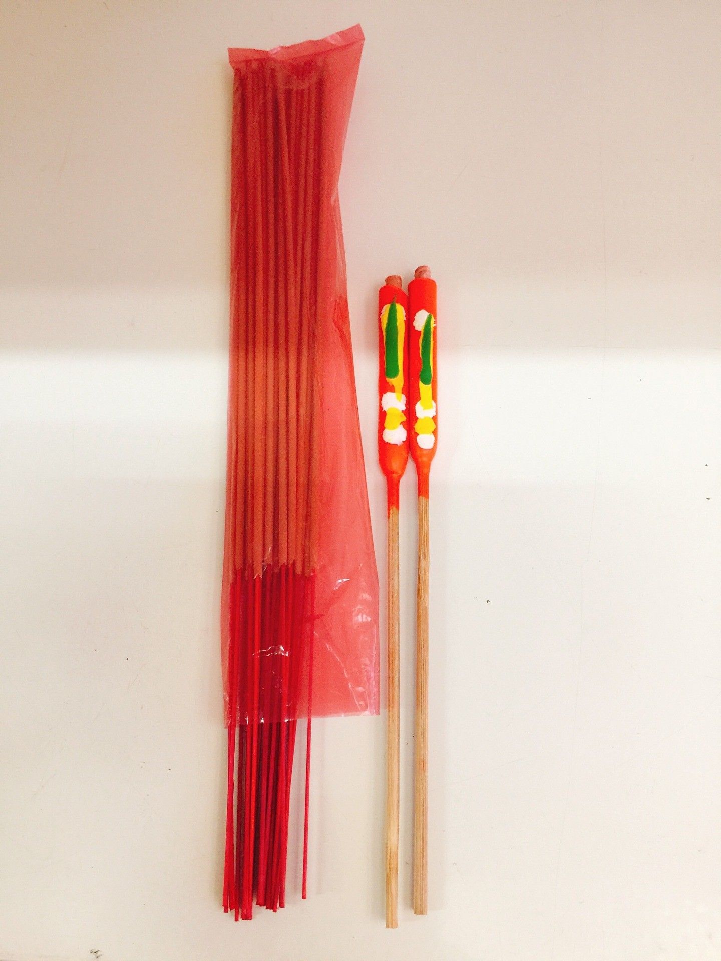 无脚二两蜡烛金脚香 ( 1 套 )