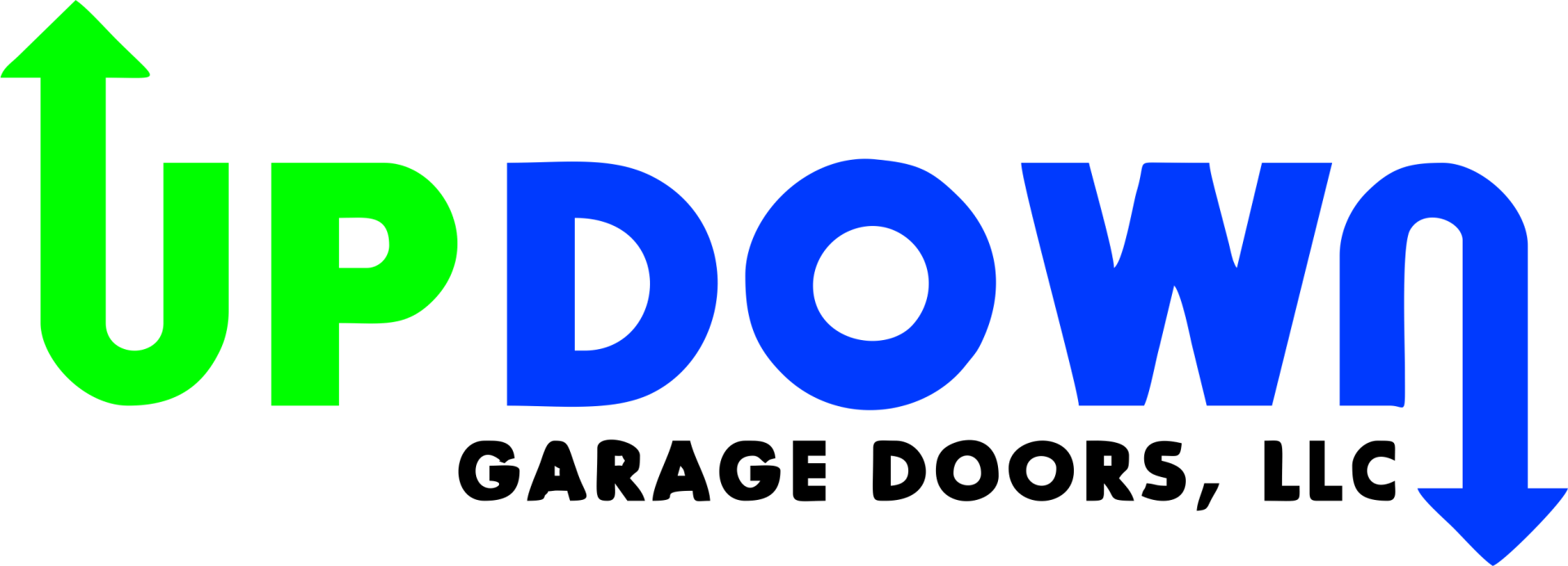 updown garage door logo