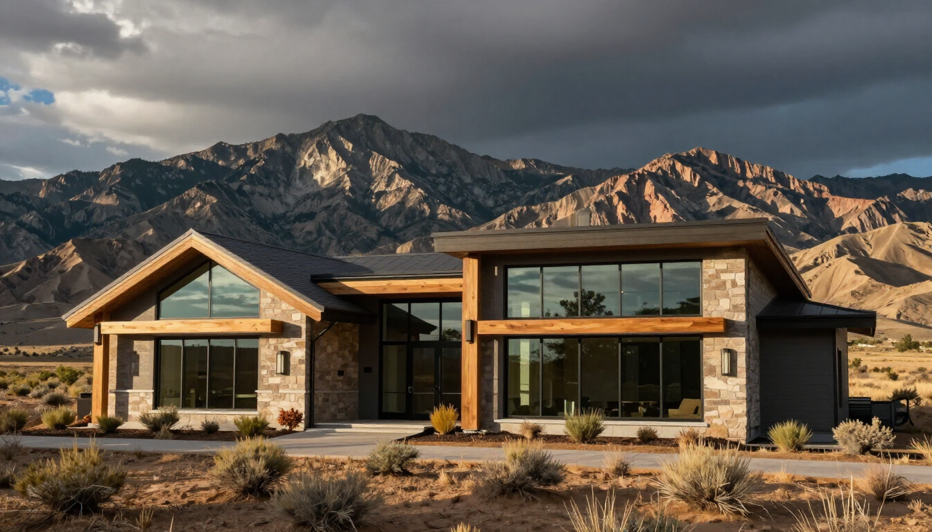 Home in Utah mountains