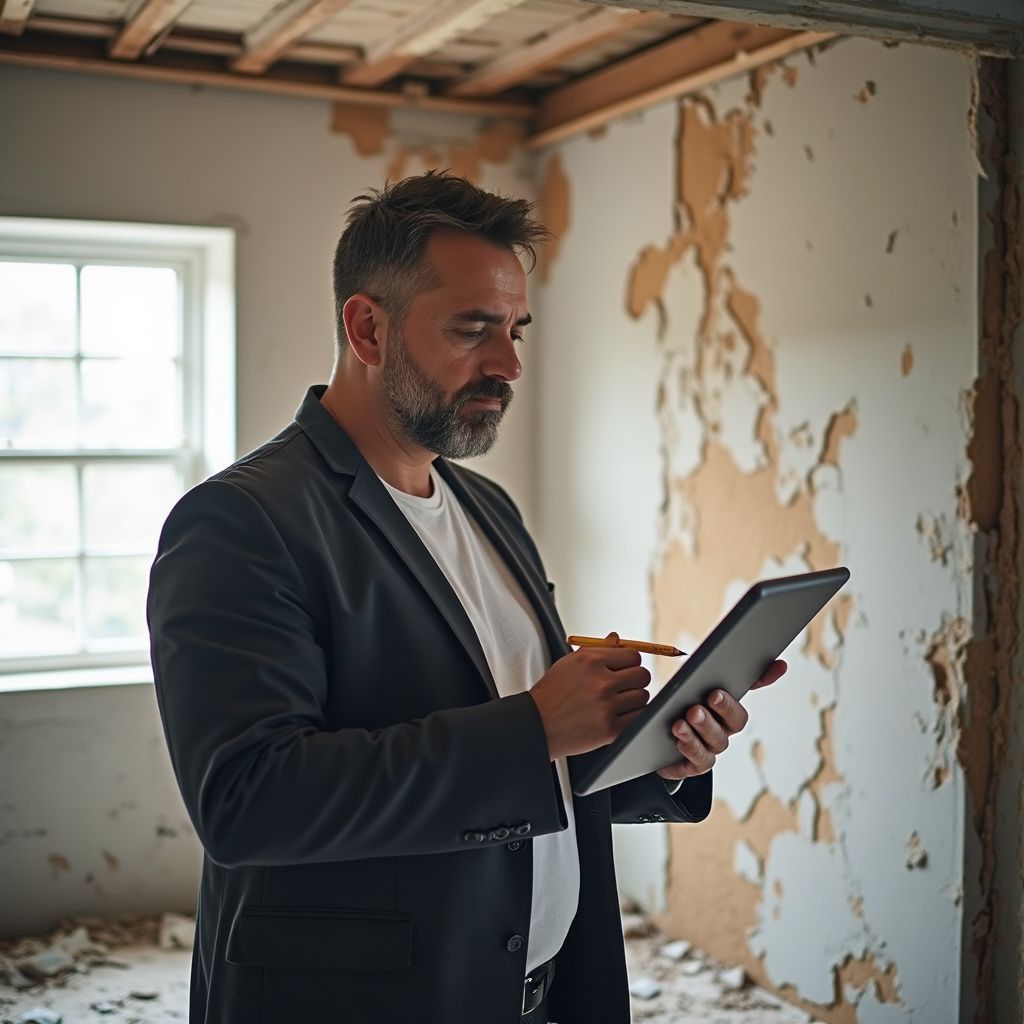 Salt lake city public adjuster looking at a computer