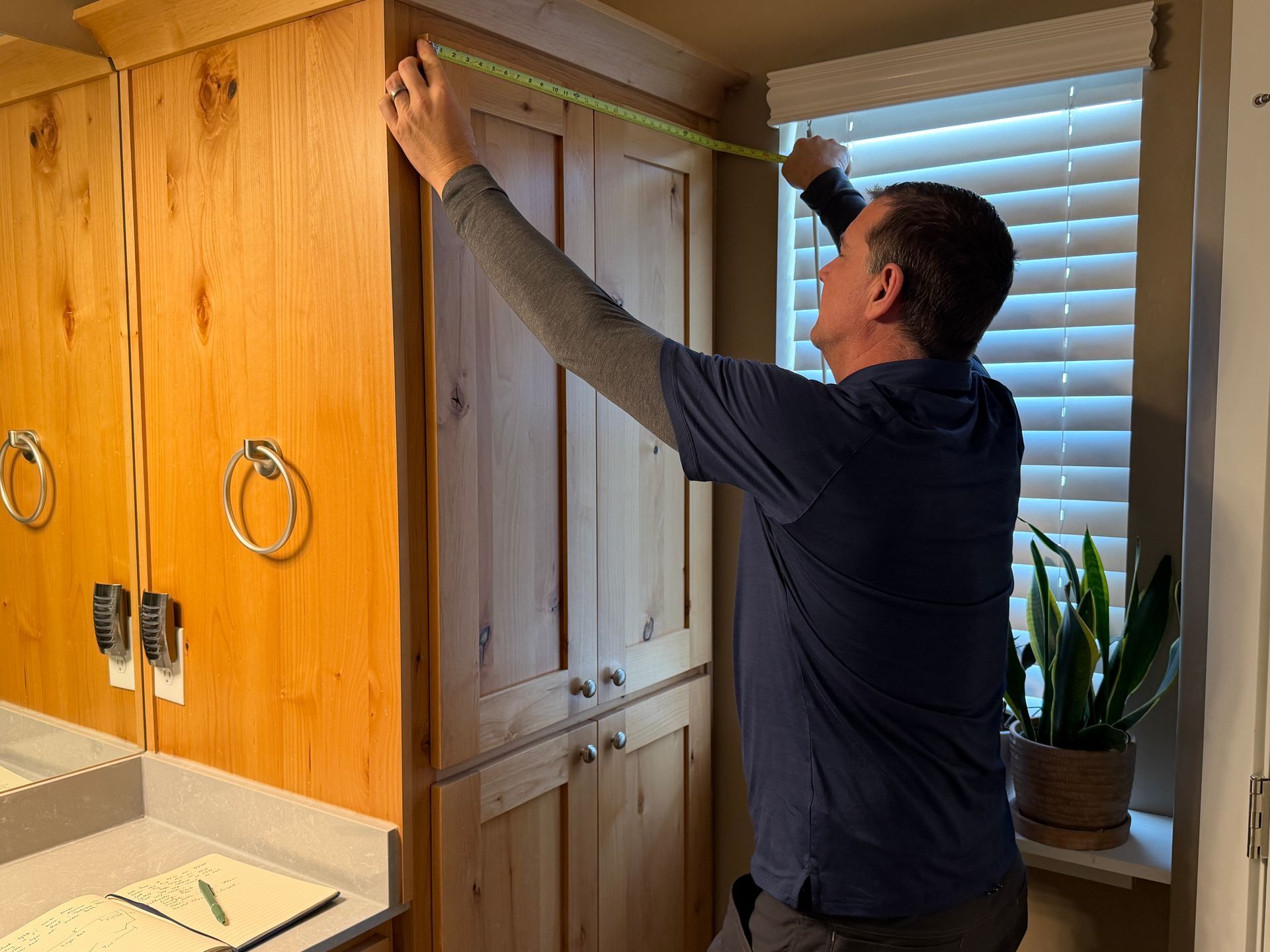 Public Adjuster measuring cabinets