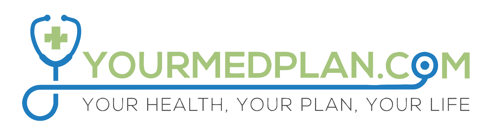 A logo for a website called yourmedplan.com