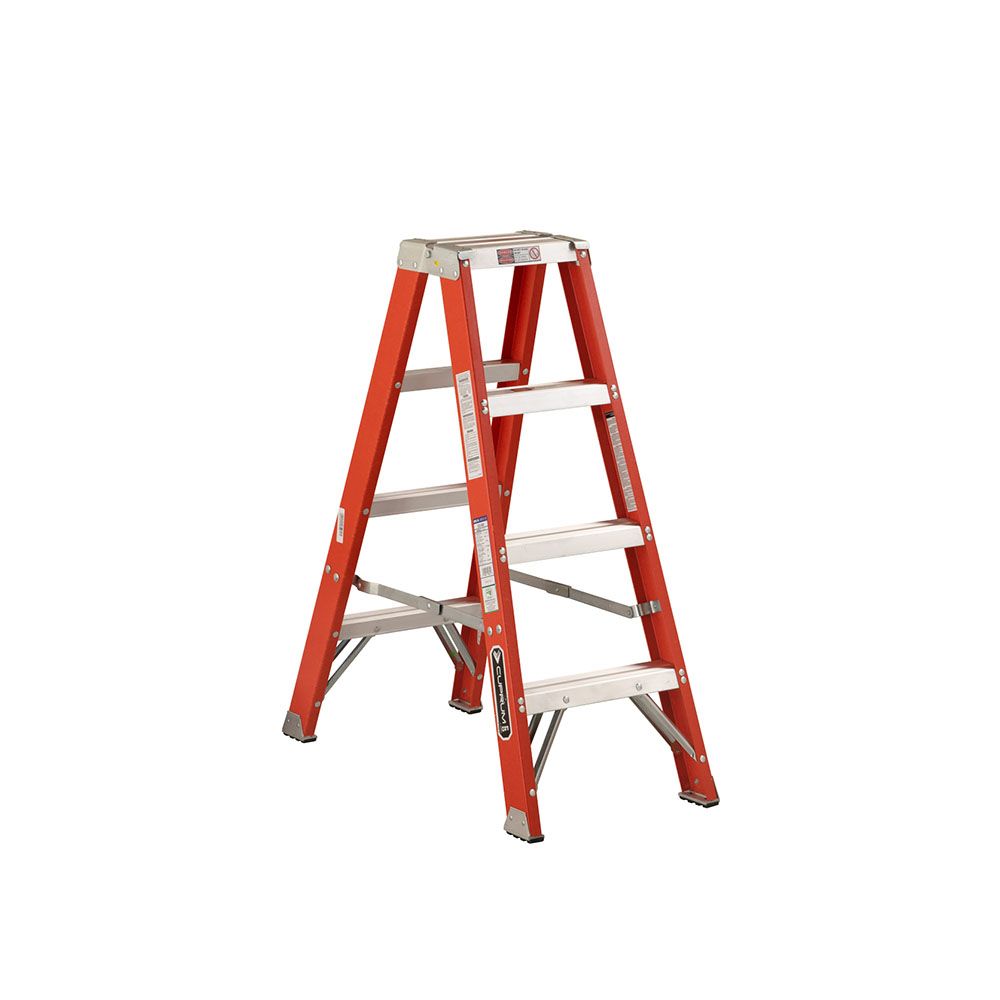 Escalera de tijera doble de fibra de vidrio - 530-04