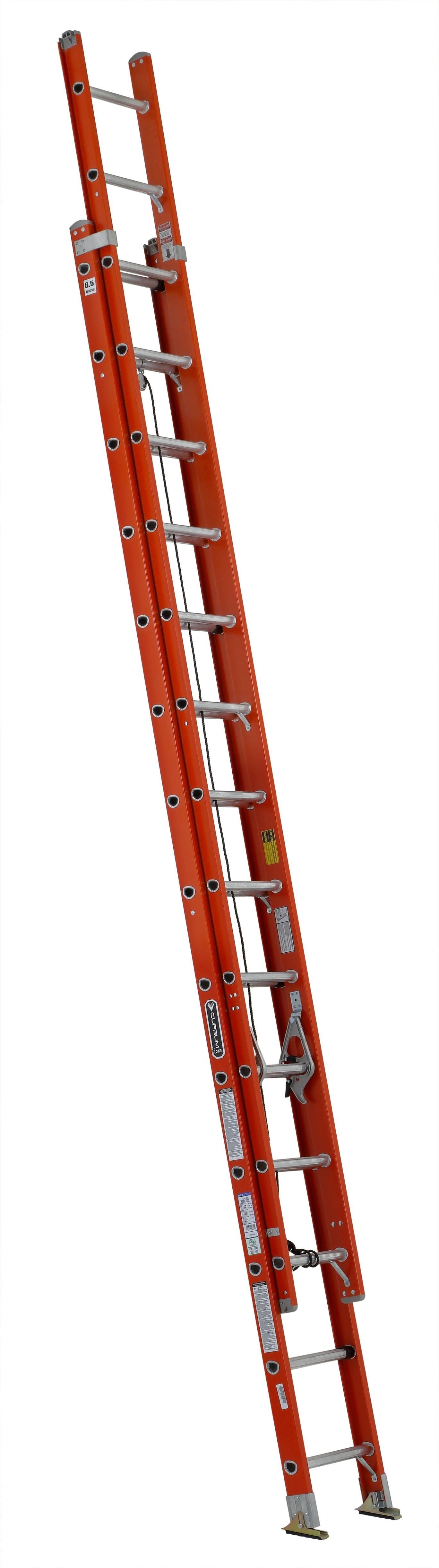 ESCALERAS DE EXTENSIÓN DE FIBRA DE VIDRIO - 534-28