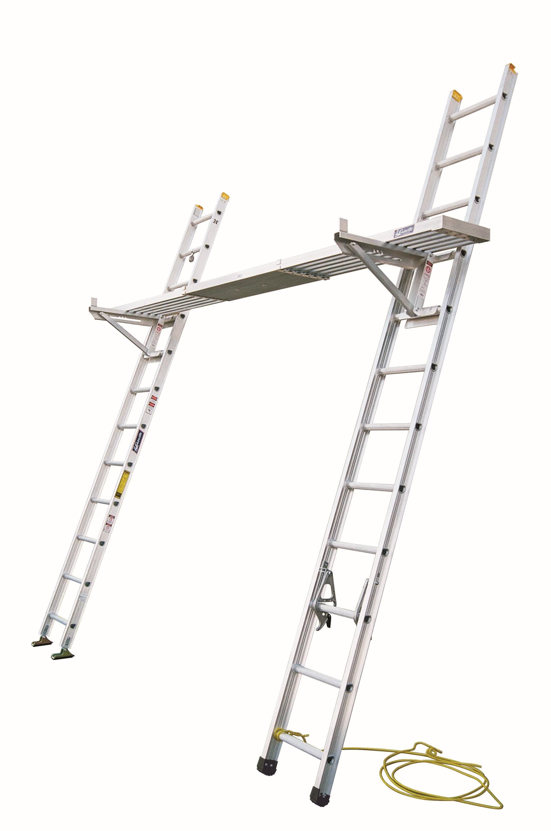 Escalera de extensión / recta de aluminio - C-2124-24SLN