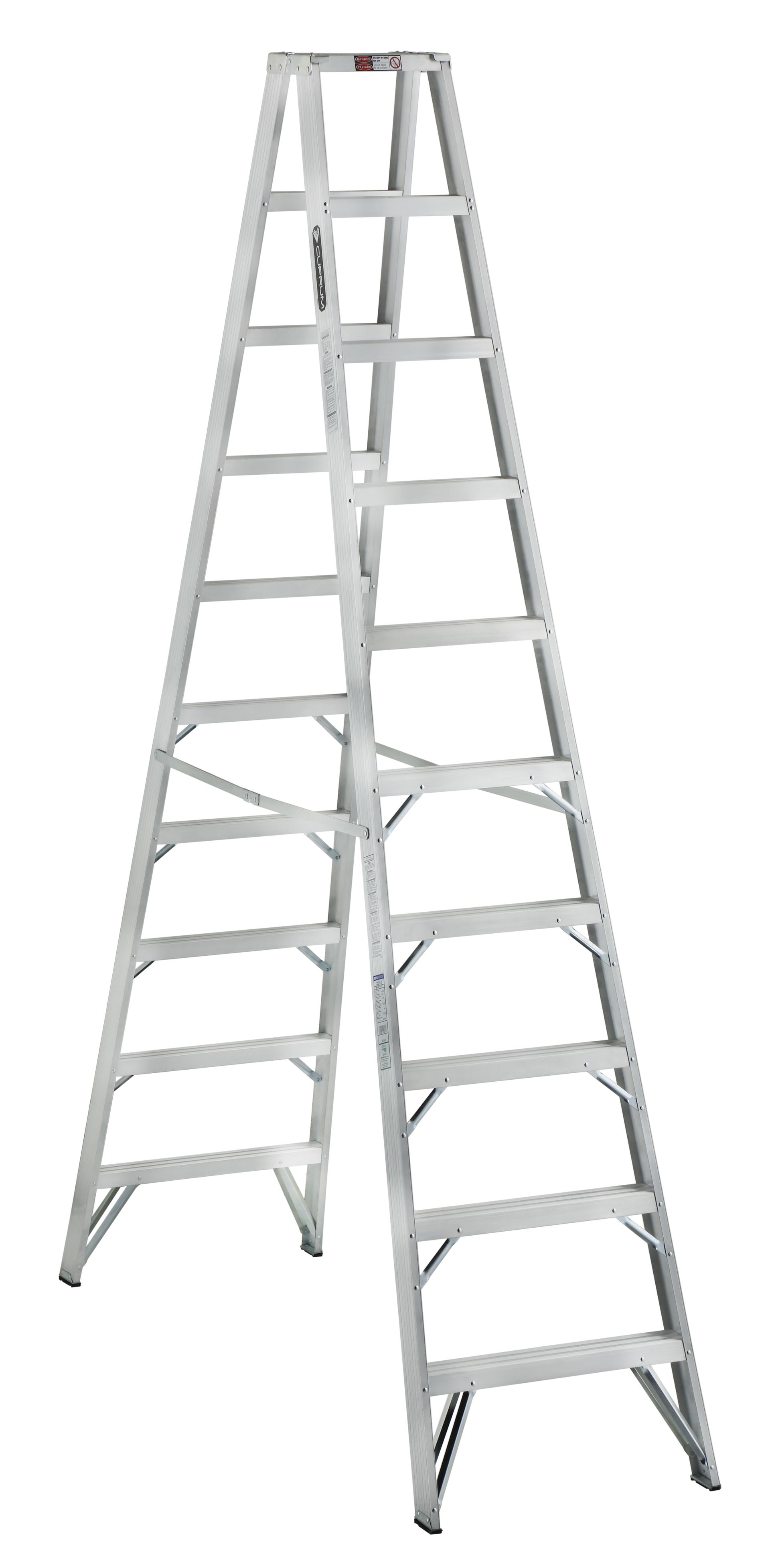 Escalera de tijera doble de aluminio - 2231-10