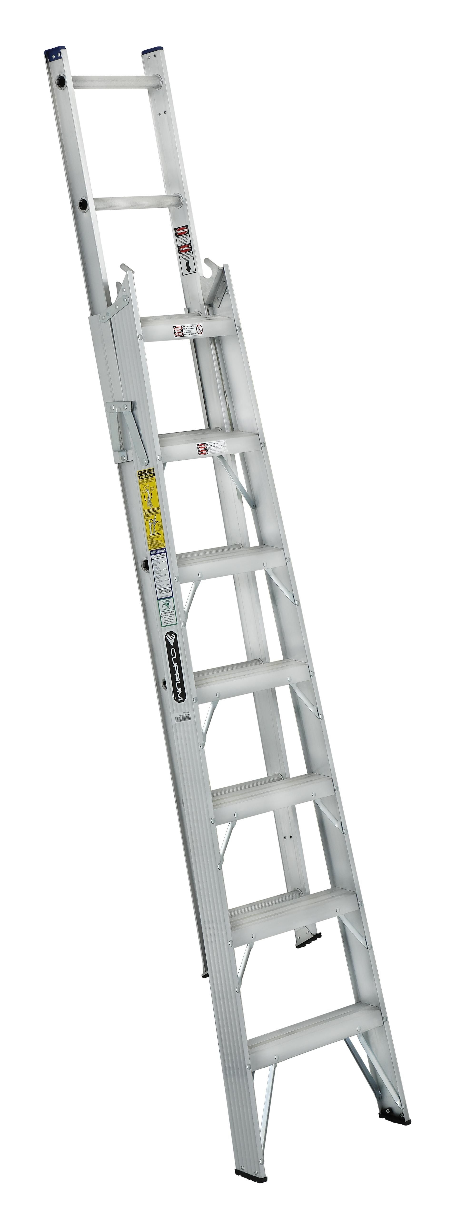 ESCALERA CONVERTIBLE DE ALUMINIO T-II - 2287-15