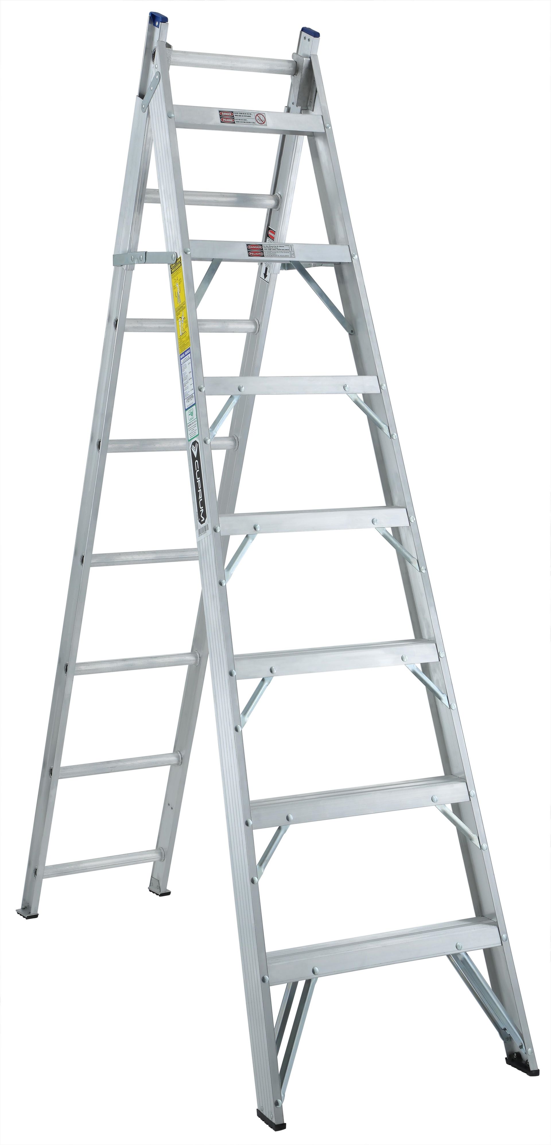 ESCALERA CONVERTIBLE DE ALUMINIO T-II - 2287-15