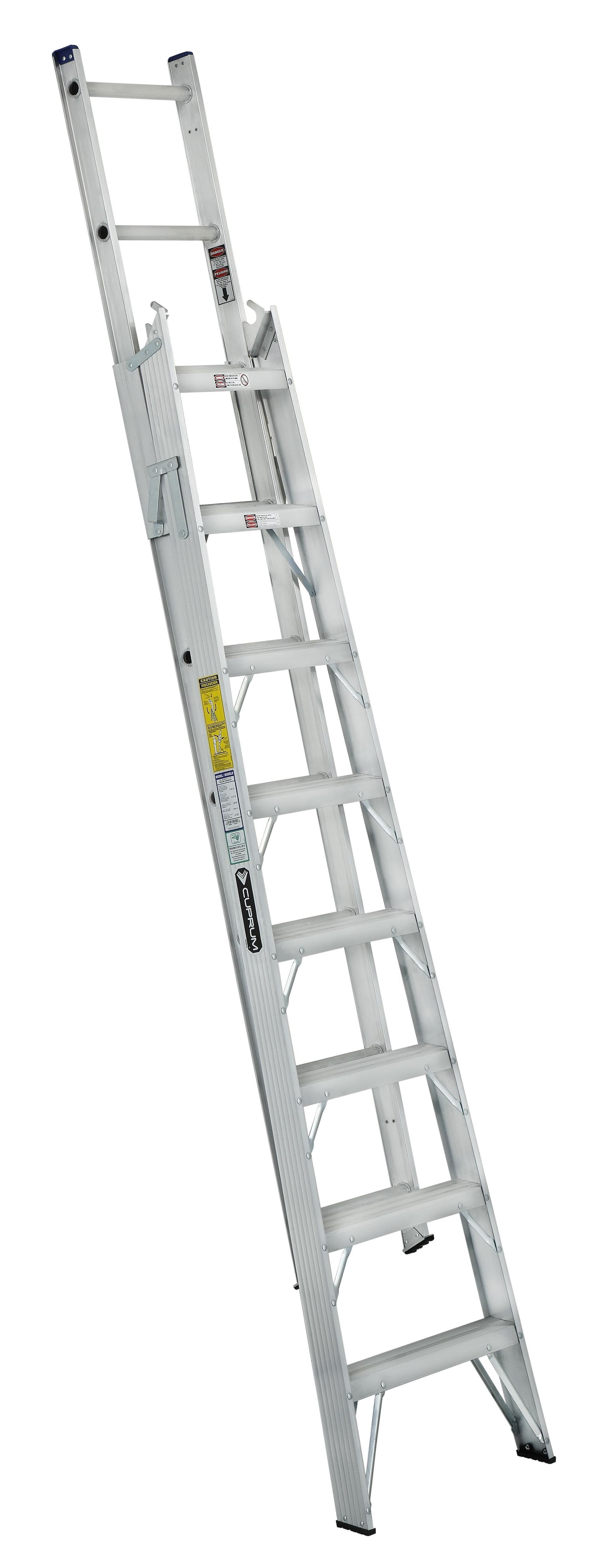 ESCALERA CONVERTIBLE DE ALUMINIO T-II - 2287-17