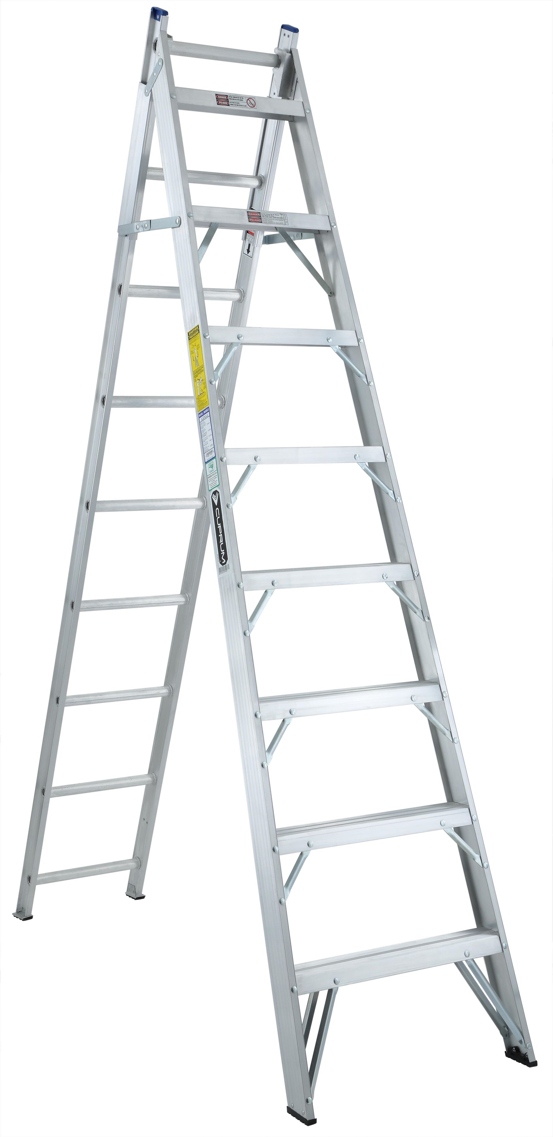 ESCALERA CONVERTIBLE DE ALUMINIO T-II - 2287-17