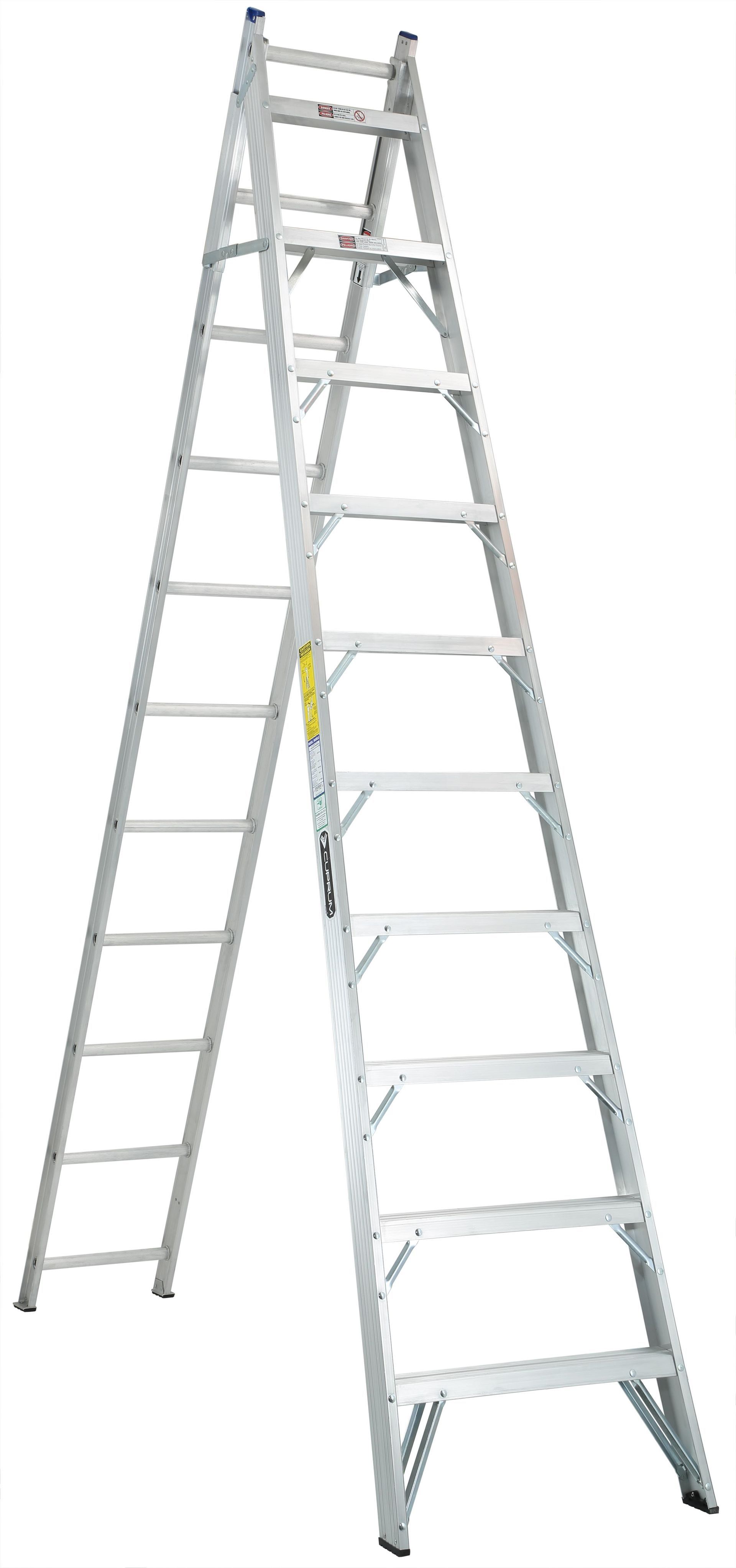 ESCALERA CONVERTIBLE DE ALUMINIO T-II - 2287-21