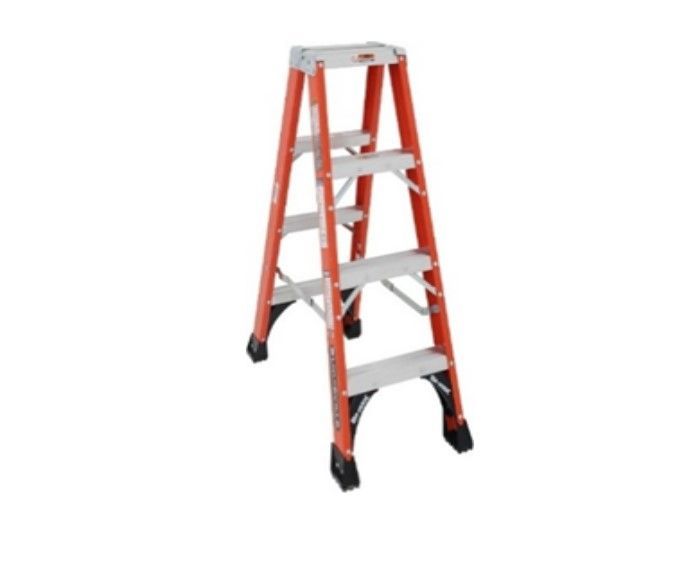 Escalera de tijera doble de fibra de vidrio - FM1404HD