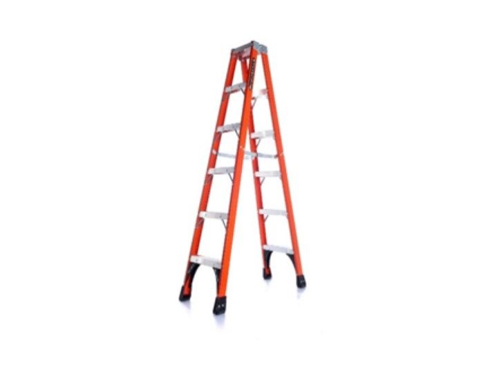 Escalera de tijera doble de fibra de vidrio - FM1406HD