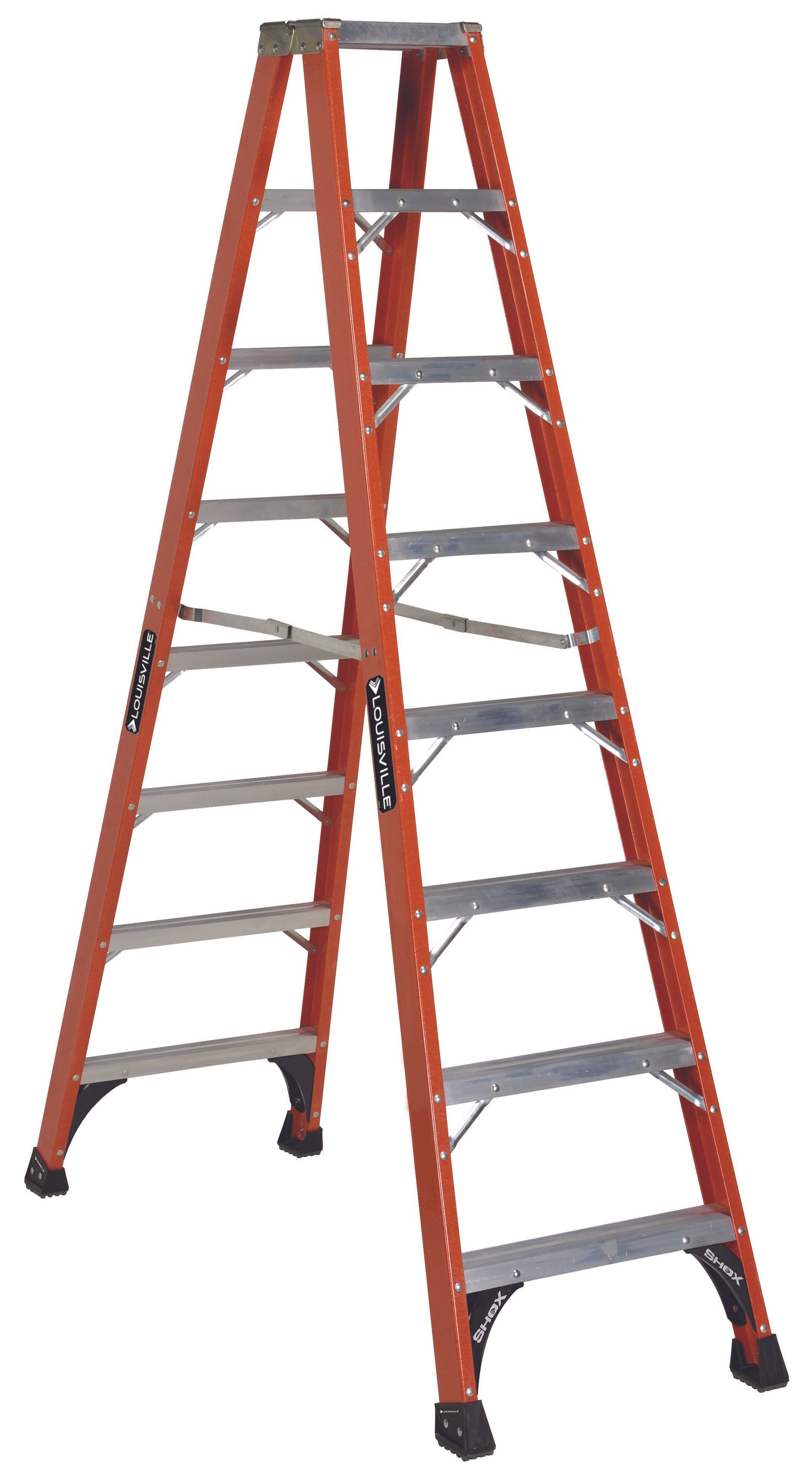 Escalera de tijera doble de fibra de vidrio - FM1408HD