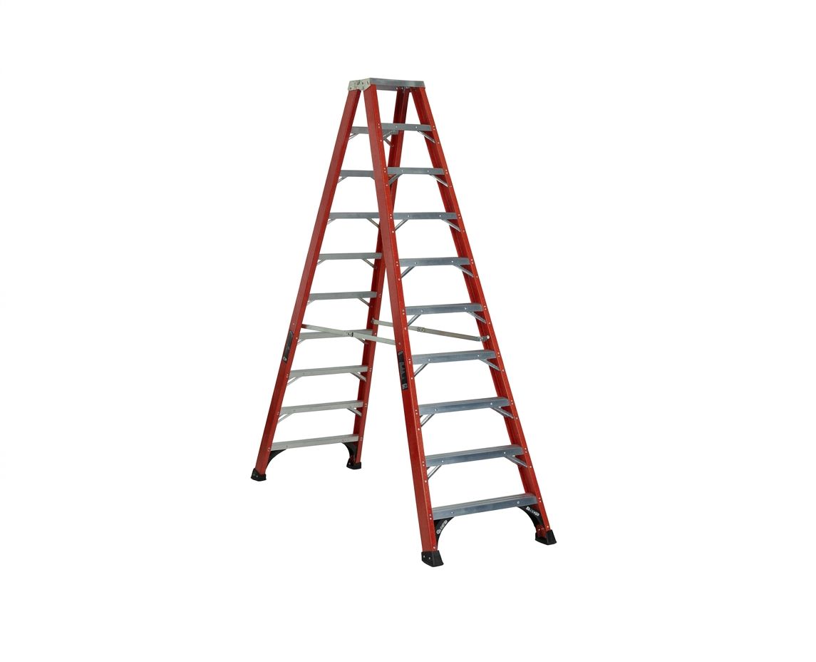 Escalera de tijera doble de fibra de vidrio - FM1410HD