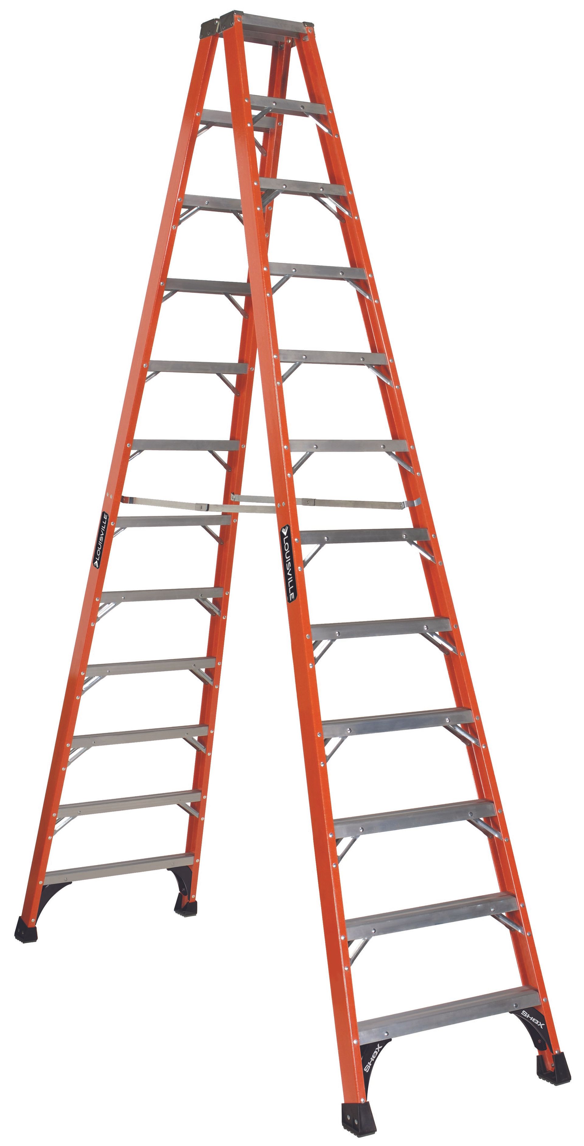 Escalera de tijera doble de fibra de vidrio - FM1412HD