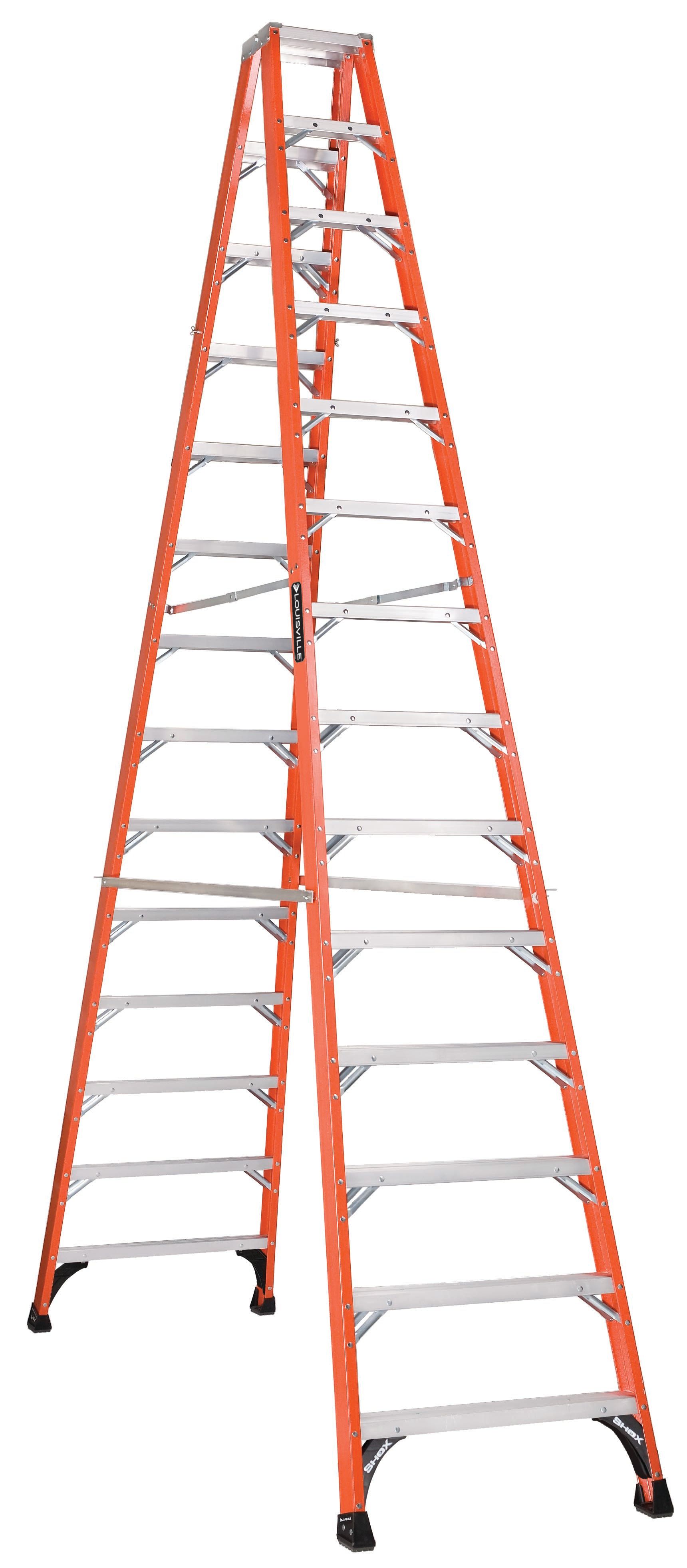 Escalera de tijera doble de fibra de vidrio - FM1414HD