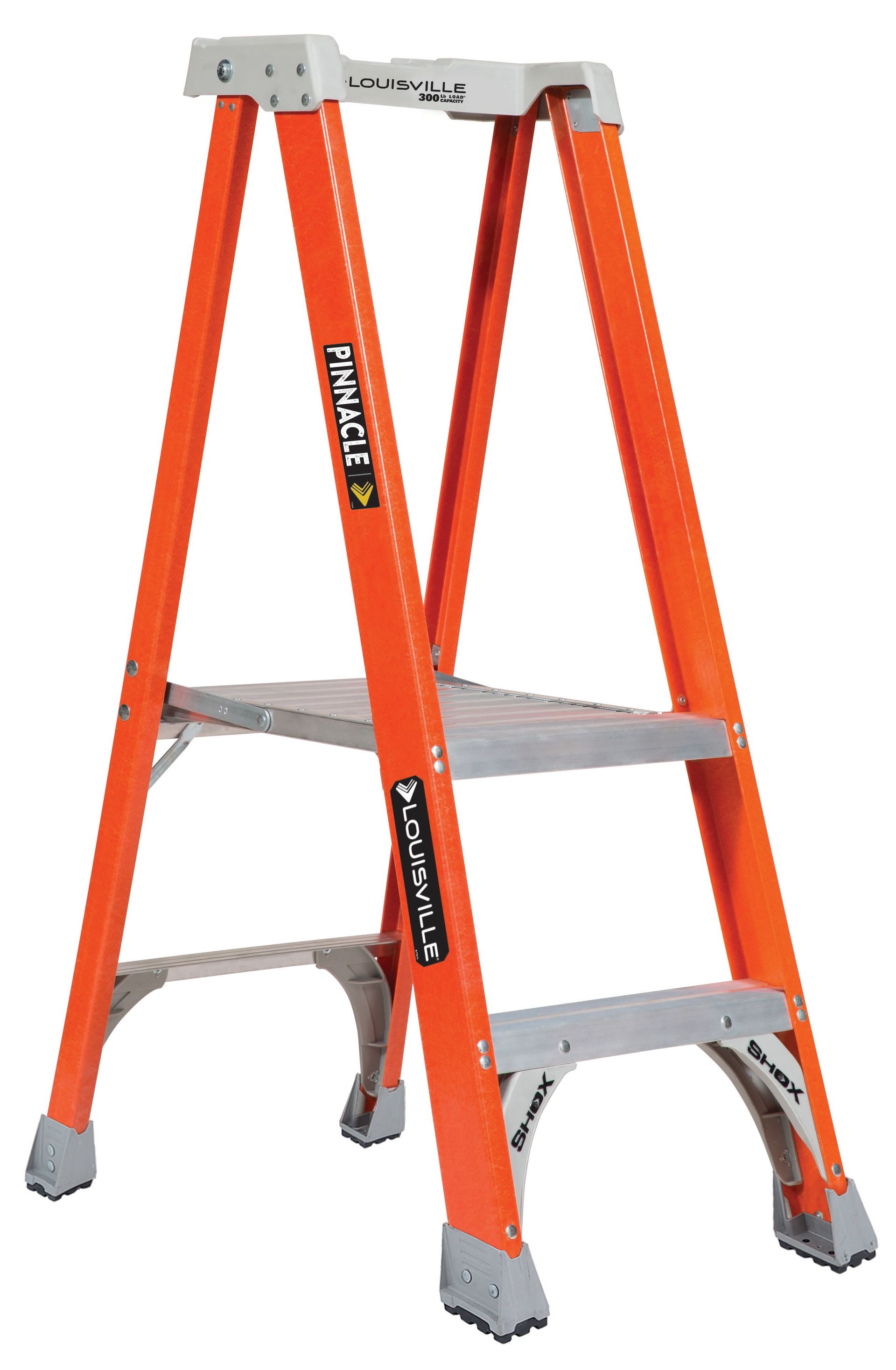 Louisville Ladder Escalera de plataforma de fibra de vidrio  - FXP1702