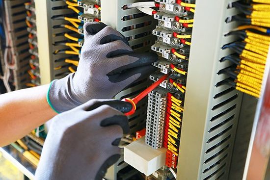 Electrician Fixing Control Panel — Cape Coral, FL — Always Affordable Electric