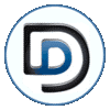 Logo with a blue 