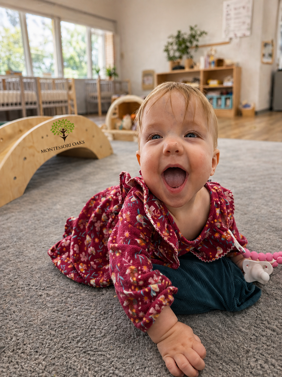 Hands-on Montessori learning activity helping child develop focus and fine motor skills
