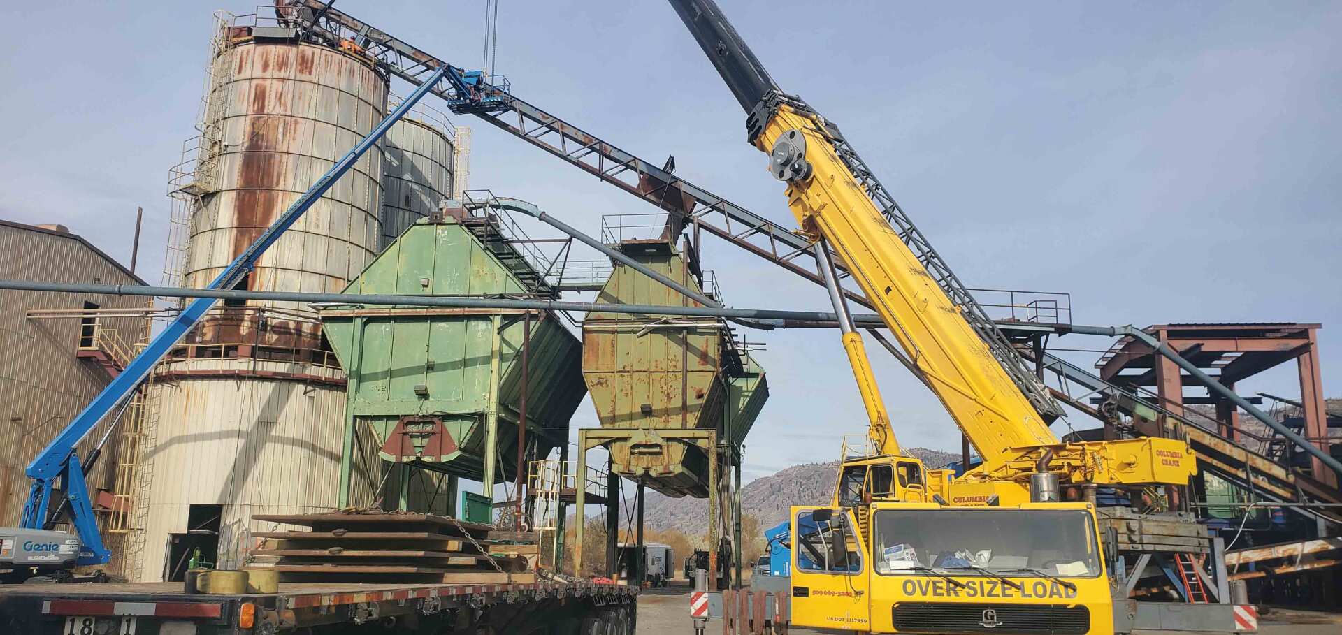 Crane Lifter in Power Plant — Wenatchee, WA — Columbia Cranes