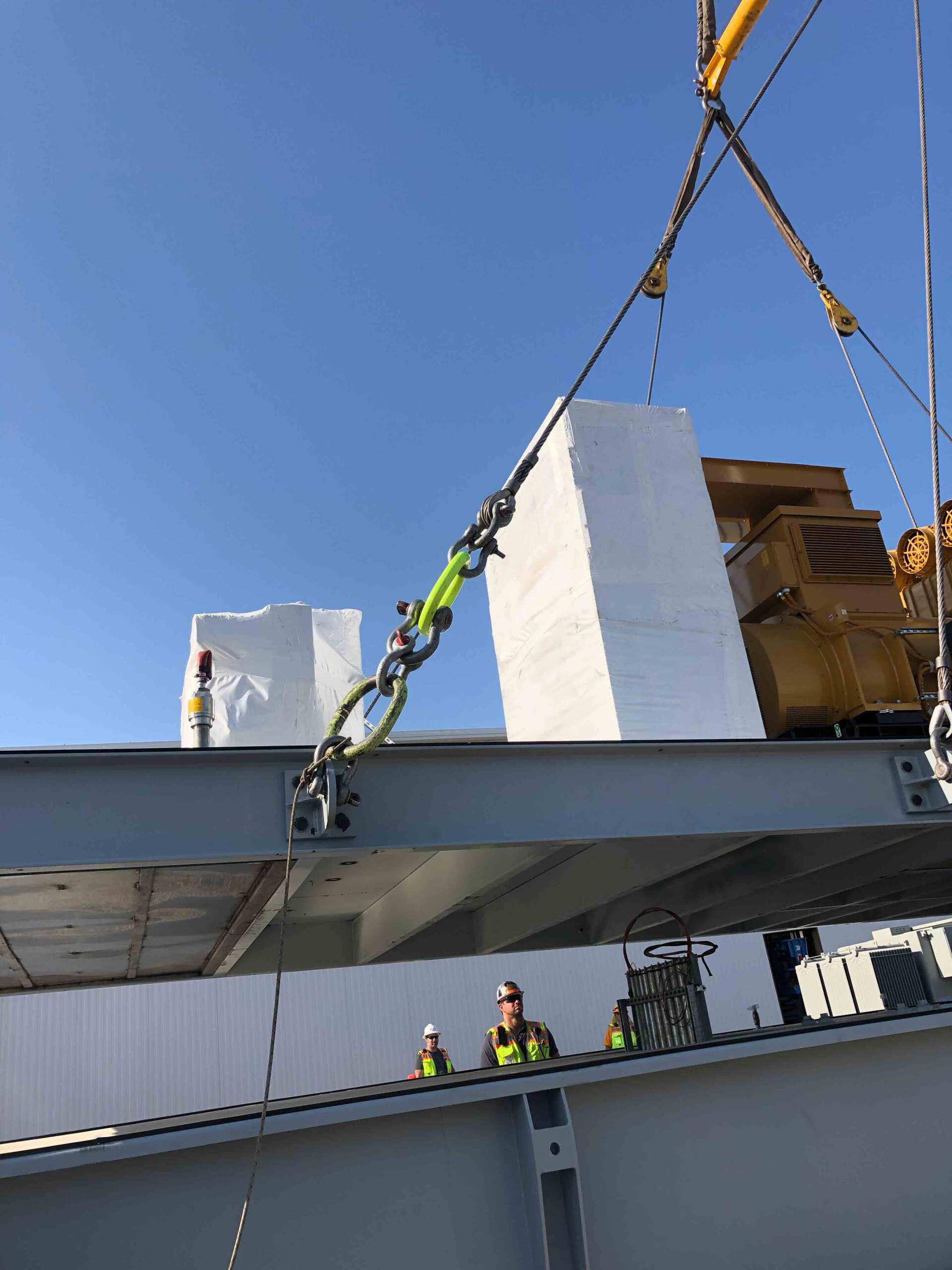 Crane Lifting Concrete Block — Wenatchee, WA — Columbia Cranes