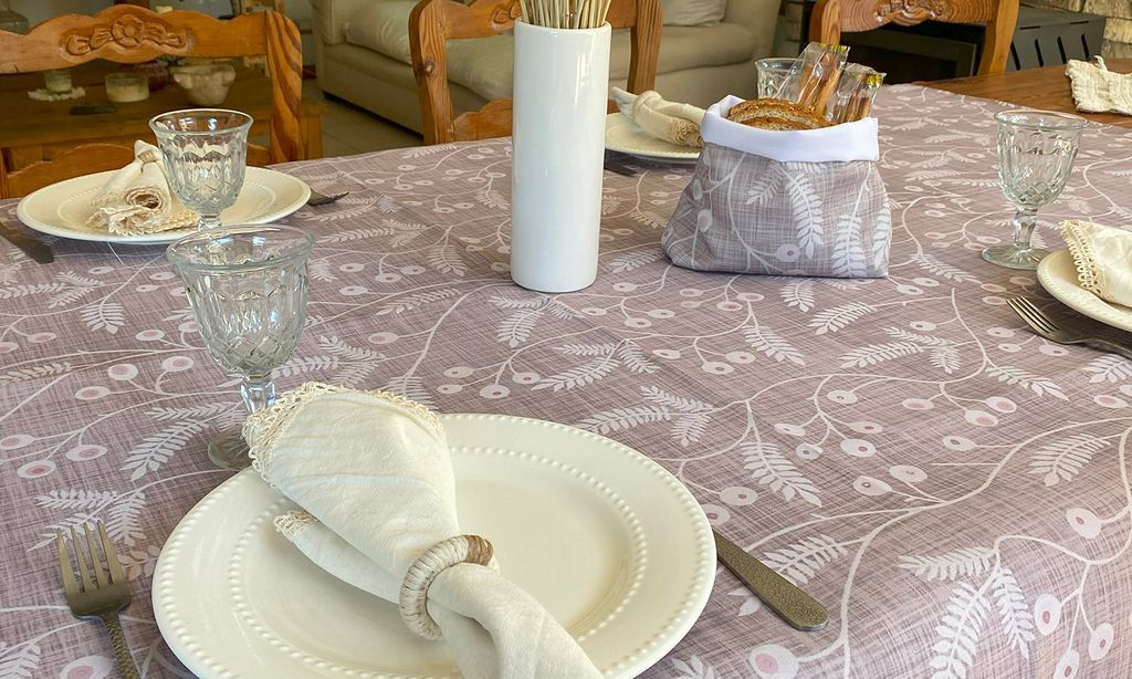 MANTEL DE GABARDINA ACRÍLICA