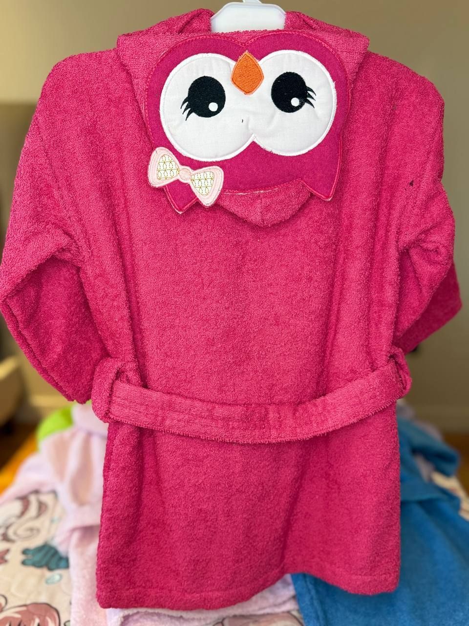 BATAS  DE TOALLA PARA NIÑOS CON CARITAS