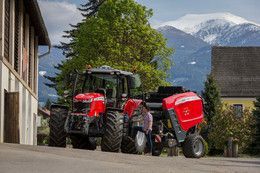 tractor with dummy