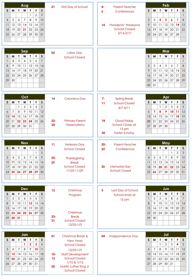 calendar-coastal-sage-montessori-carlsbad-ca