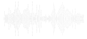 A white sound wave.