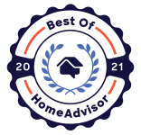 It is a badge that says best of home advisor.