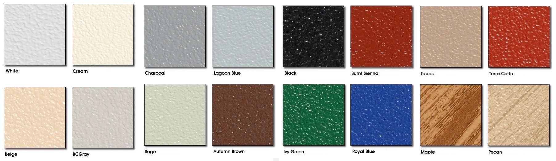 ALUMINUM SHEDS color