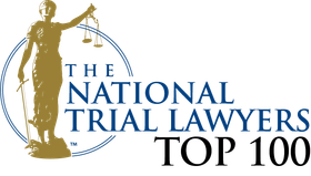 A logo for the national trial lawyers top 100