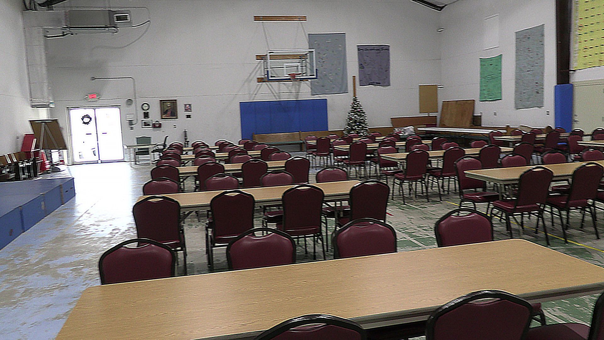 Gym where Community Table is held