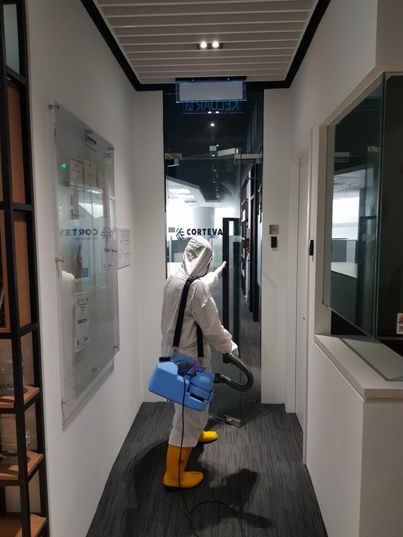 professional sanitization in commercial property