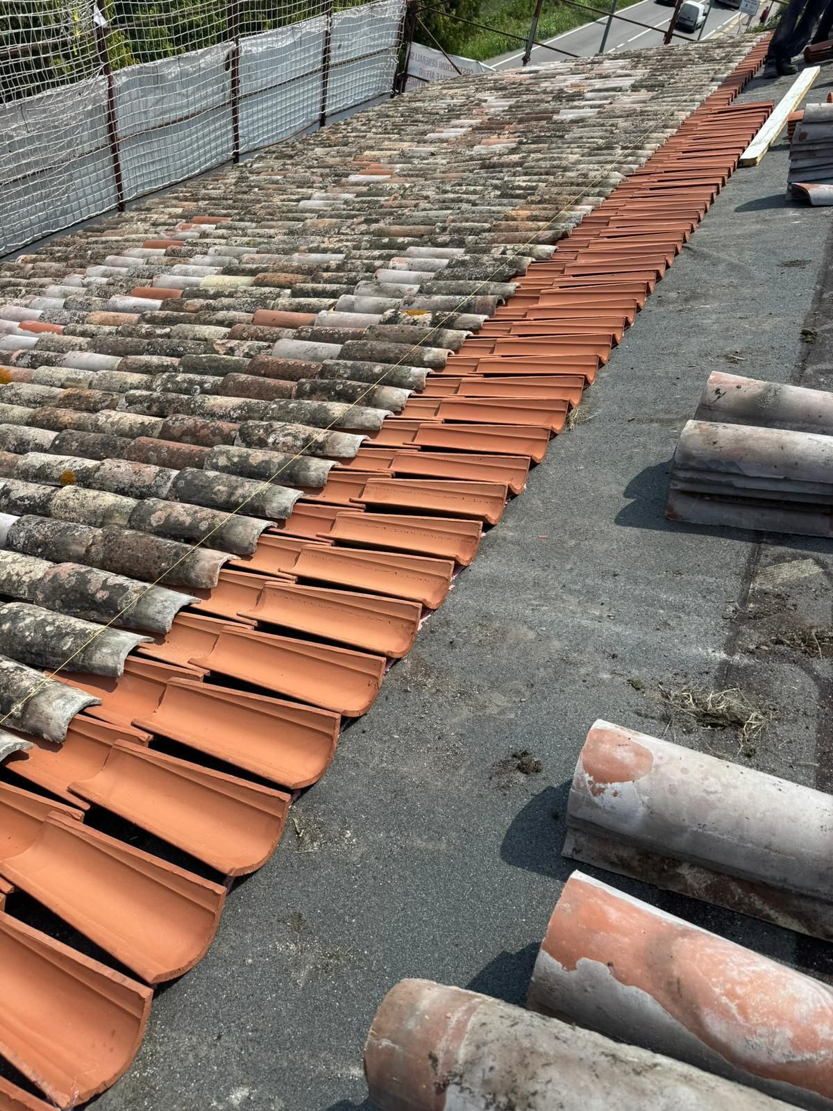 rifacimento di tetti vecchi