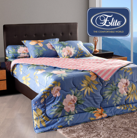 sprei bed cover elite crystal