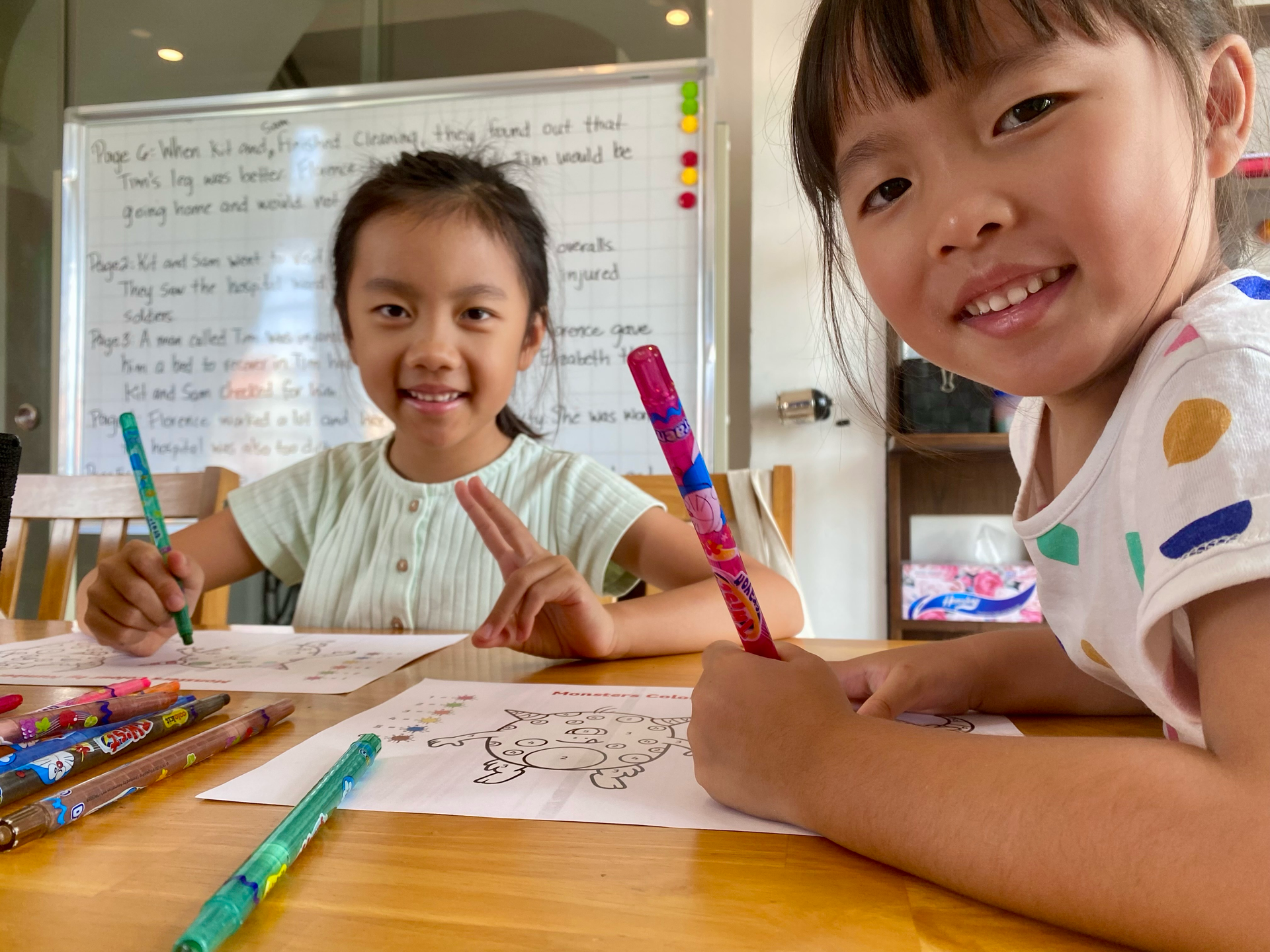 Children enjoying studying at Spark English Center Thao Dien HCMC