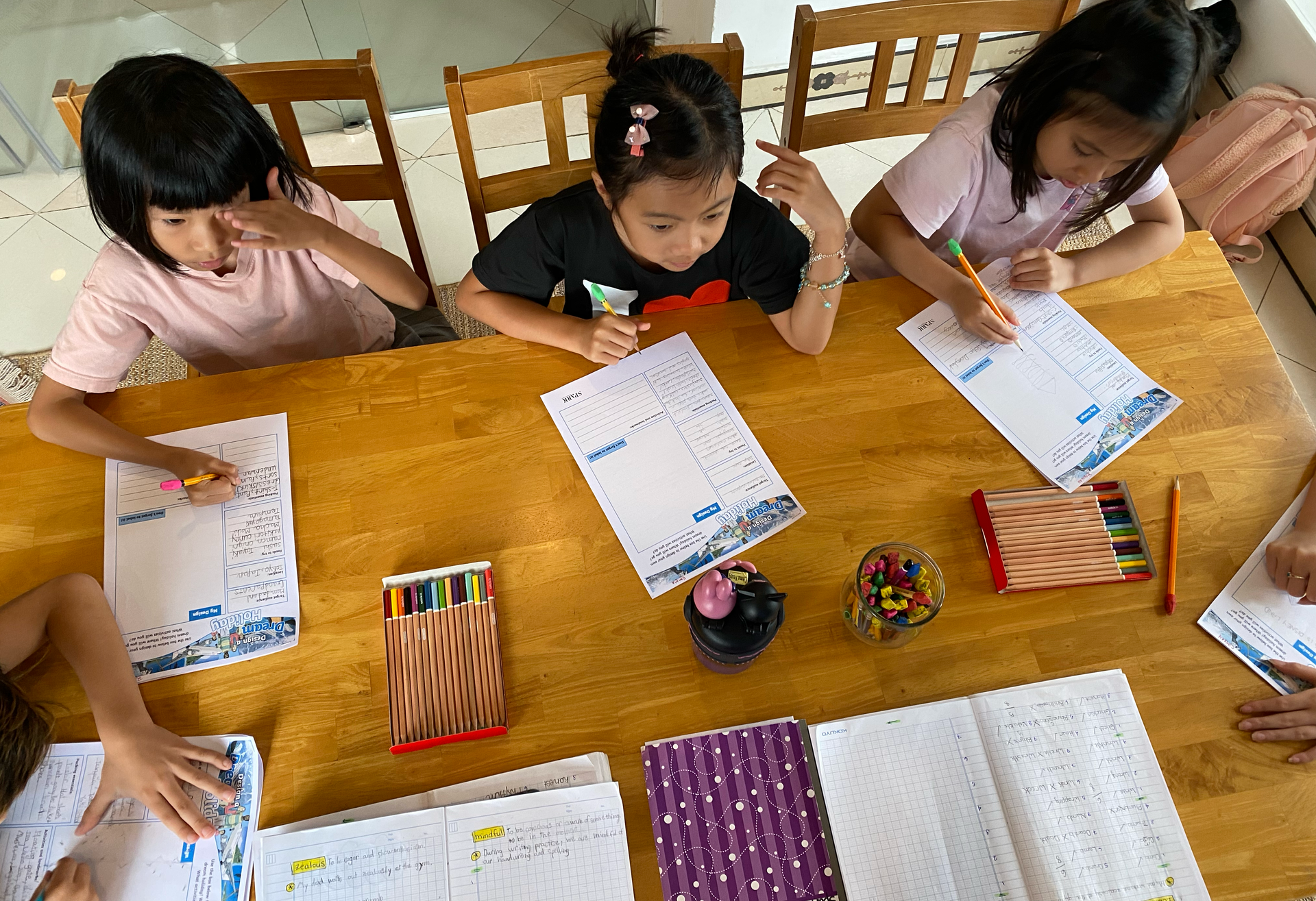 Children enjoying learning at Spark English Center Vietnam